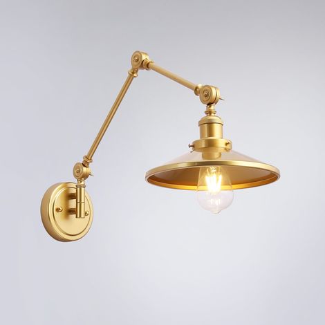 Schwenkbare Vintage Wandleuchte „Wallen“