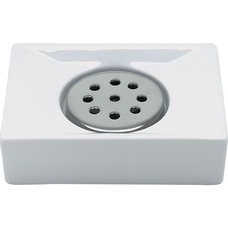 Porte savon Porcelaine QUADRO Blanc Spirella (1/2)