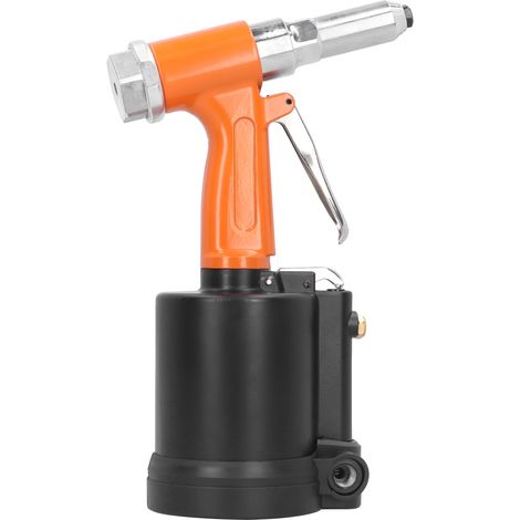 Pince à riveter pneumatique hydraulique industrielle, poseuse de rivets à air comprimé, outil professionnel orange et noir KP703, modèle japonais (1/5)