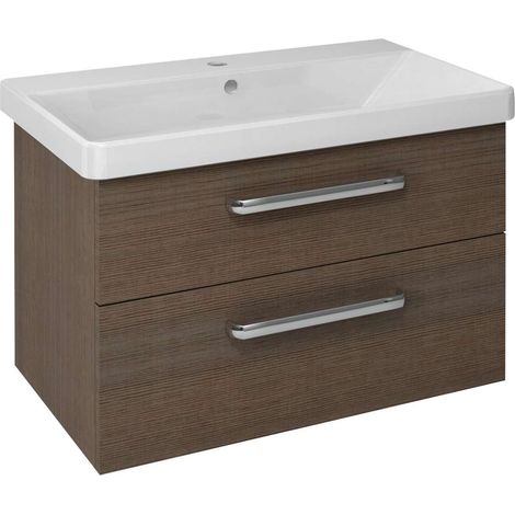 Sapho Theia - Mobile lavabo 756x500x435 mm, 2 cassetti, pino rustico TH080-1616
