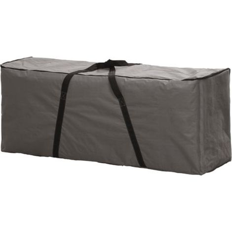 Perel Housse d'extérieur pour coussins d'assise, gris, rectangulaire, 125 cm x 40 cm x 50 cm (1/5)