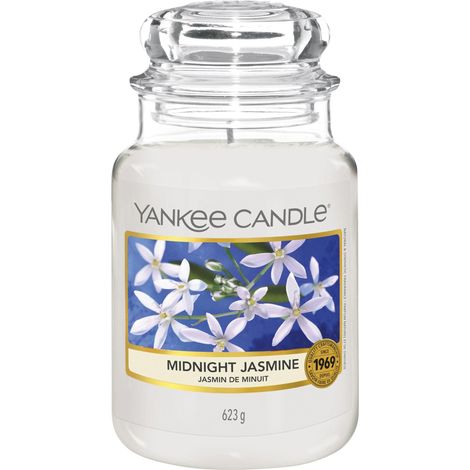 Grande Bougie en Jarre, Parfum Jasmin de Minuit, 623 g (1/5)