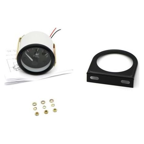 Jauge de niveau de carburant 52mm universelle E 1/2 F - Indicateur à aiguille étanche pour bateau, yacht, camion (1/5)