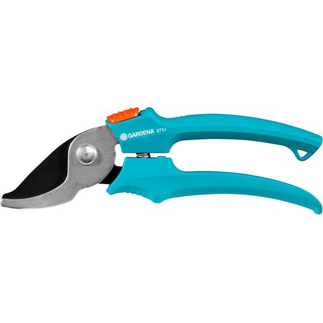 Gardena – Sécateur à main pour fleurs et jeunes pousses – Lame anti-adhésive – Design ergonomique – Coupe précise jusqu'à 18 mm (1/10)