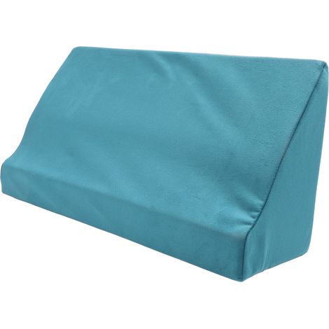Oreiller de positionnement triangulaire en velours doux, en forme de cale latérale, pour les personnes âgées dormant sur le côté. (1/5)