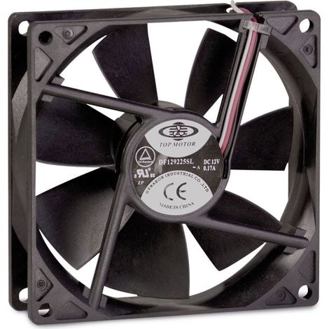 Ventilateur PC INTER-TECH, SINAN, F-92-S, 92x92x25 mm, 12 V-