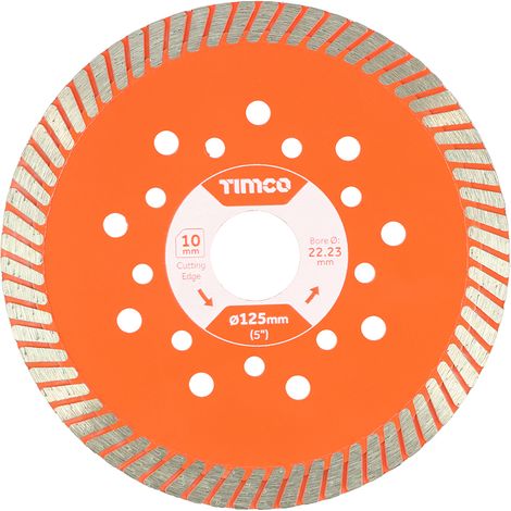 TIMCO Premium Diamond Blade Continuous - 125 x 22.2