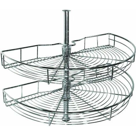 Ferrure d'angle carrousel 1/2 rond ABAKOU