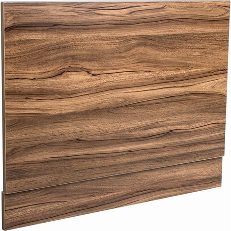 Aquariss Walnut Effect Wood Bath Panel 750mm End Panel (1/2)