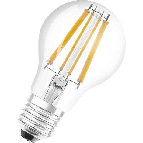 Osram Classic LED E27 Poire Filament Claire 11W 1521lm - 865