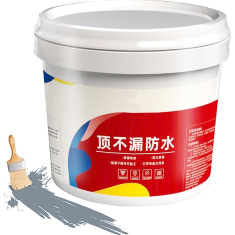 Revêtement imperméable liquide, scellant imperméable  Adhésif imperméable  à l'eau pour les patchs d'étanchéité,Scellant de réparation domestique pour les fissures entre les carreaux, les joints de (1/5)
