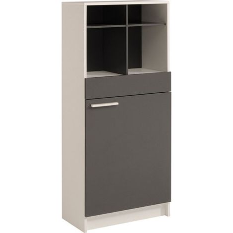 Demi Colonna Versus 60x137x32 Grigio – 60x137x32 • Grigio – Bianco