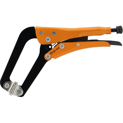 Mini pince en acier GRIP-ON 190 mm avec conception angulaire et prise en main sûre. (1/3)