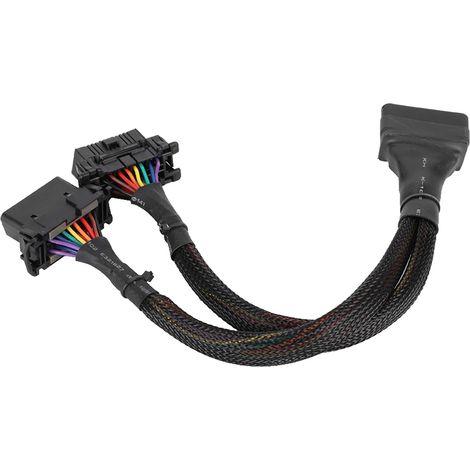 Adaptateur OBD2 en Y, câble de dérivation 1 vers 2, extension pour outil de diagnostic auto (1/5)