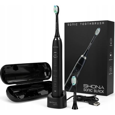 SHONA SONIC ZAHNBÜRSTE SONIC BLACK (1/5)