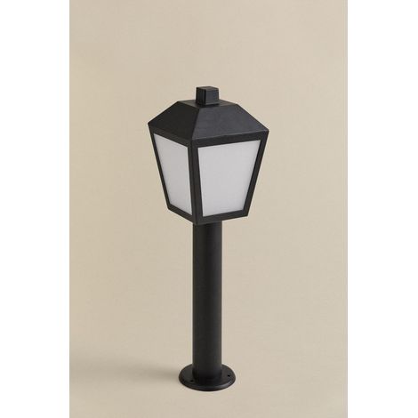 ORION91oficial® - Lámpara de suelo Baliza LED para exterior, 360lm, 8W Luz Cálida 3000K , Aluminio Color Negro, IP44 - spaziOrion91 - (1/5)