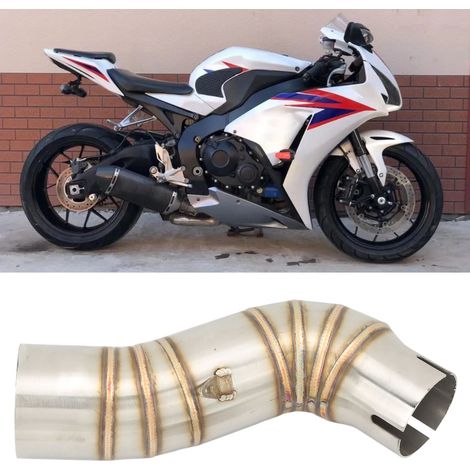 Unteres mittleres Seitenteil des Edelstahl-Auspuffrohrs für Honda CBR1000 (1/5)