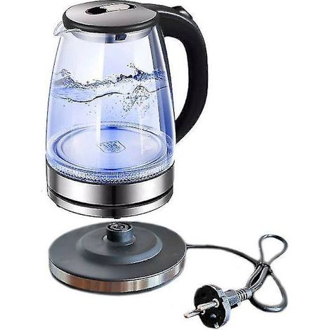 Bouilloire en verre, théière, ébullition instantanée, protection contre la surchauffe (1/5)