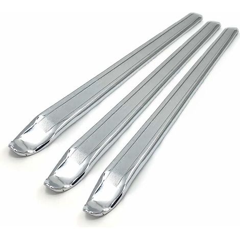3pcs Outils Manuel pour Démonte de Pneu Vélo Moto, Levier de Pneu en Métal 30cm - Argent (1/4)