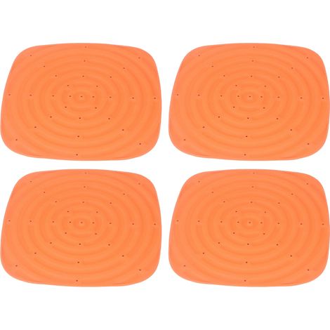 4-teiliges, waschbares Hühnernistset, orangefarbene Legekissen für den Hühnerstall (1/5)