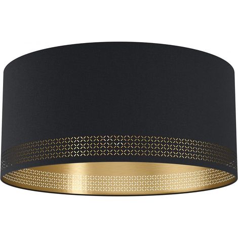 Eglo Iluminación Plafón de techo negro Esteperra 47,5Cm 1xE27 (1/3)