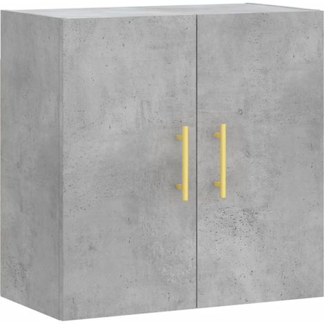Maison Exclusive - Mobile a Parete Grigio Cemento 60x31x60 cm in Legno Multistrato (1/5)