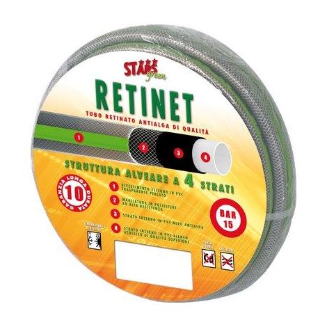 TUBO IRRIGAZIONE RETINATO RETINET STARS  MM 15 5/8 MT 15
