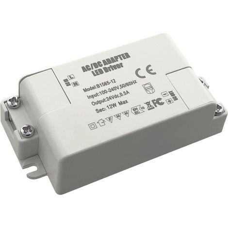 Barcelona Led – Alimentation LED 24V DC 12W 0.5A – Transformateur compact 100-240V – Protection contre surchauffe et courts-circuits