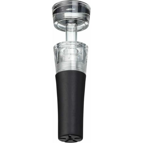 El tapón de vino al vacío ralentiza la oxidación del corcho de la botella de vino tinto para preservar su frescura es hermético y reutilizable. (1/5)