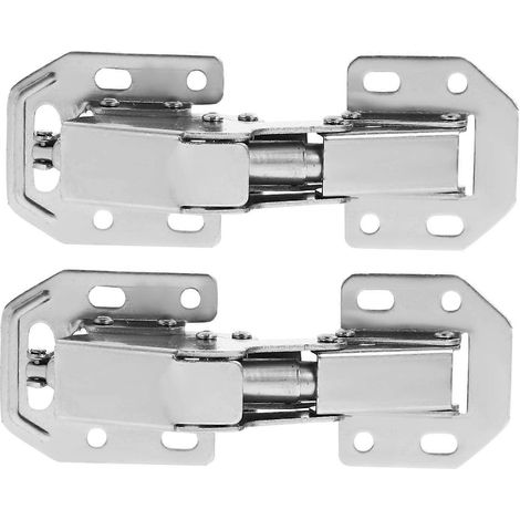 Gatuida Lot de 2 charnières hydrauliques pour intérieur de placard et d'armoire de cuisine (1/5)