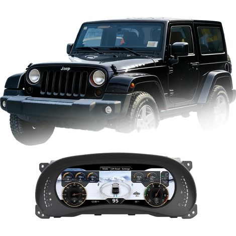 Digitales Instrumentencluster, HD-Display, Plug-and-Play-Installation, Für JK 2011-2018 (1/2)