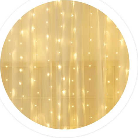 Tenda LED Luminosa 2x1M Luce calda (1/2)