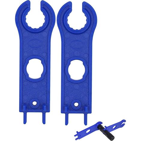 2pcs Connecteur mc4,connecteur solaire,kit de câbles d'extension pour systèmes solaires,clé connecteur solaire,panneau connecteur,cable mc4 (1/5)