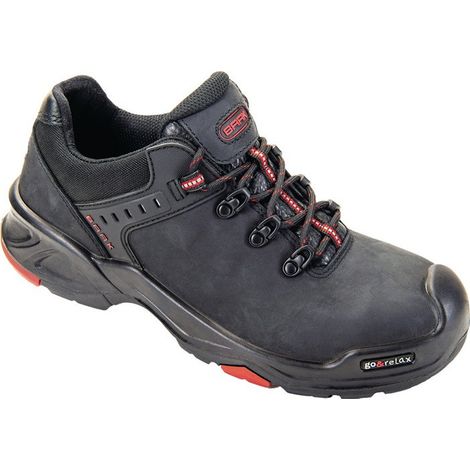 Chaussure de sécurité Brook taille 43 noir/rouge S3 SRC HRO EN ISO 20345 cuir bo