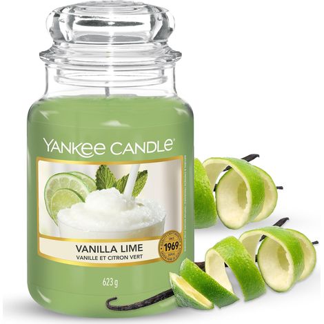 Yankee Candle Candela profumata in giara grande Calce alla vaniglia Durata Fino a 150 Ore Regali per donne (1/4)