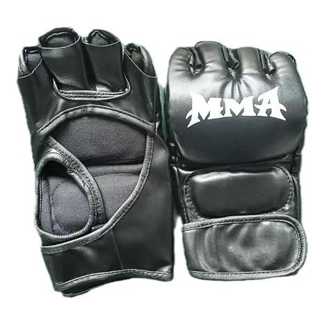Boxing Glove, MMA Boxing Gloves, Wrist Protection Hand Boxing Mitt, Half Finger Training Boxing Suitable for Kickboxing, Muay Thai, Martial Arts Combat Gloves (1/5)
