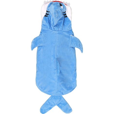 Déguisement de poisson pour grand chien, doux, chaud et ample, en 3D, style cosplay pour Halloween et Noël, bleu, taille 3XL (1/5)