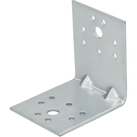 Winkelverbinder aus Stahl für Zimmererarbeiten, verstärkt, 60 x 60 x 50 mm (1/5)