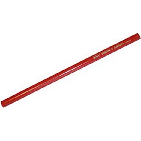 10PZ MATITA DA FALEGNAME E MURATORE ROSSA (333) MM.300