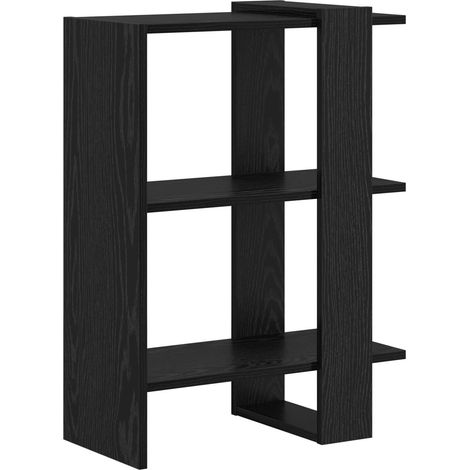 Maison Exclusive - Bücherregal Schwarz Eichen-Optik 52 x 25 x 71,