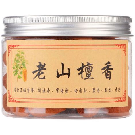 Pair 70 pièces encens tour rétroflux parfum agilawood intérieur (bois santal Laoshan)