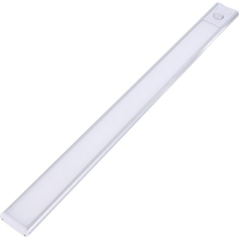 Lampe LED sous-meuble avec capteur de mouvement, alimentée par batterie, Rechargeable, 3 couleurs, bande de comptoir à intensité variable, pour escaliers de cuisine (1/5)