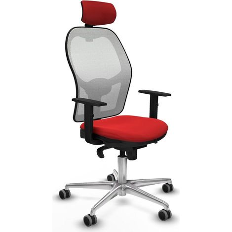 piqueras-y-crespo Jorquera silla de oficina roja ergonómica