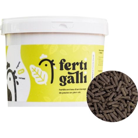 Fertilisant 100 % naturel fientes de poules 4 kg – Engrais organique pour agriculture biologique – Riche en oligo-éléments et nutriments (1/4)