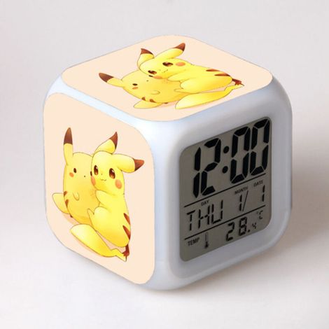 Réveil lumineux pour chambre d'enfant, réveil de chevet 8 sons (1/4)