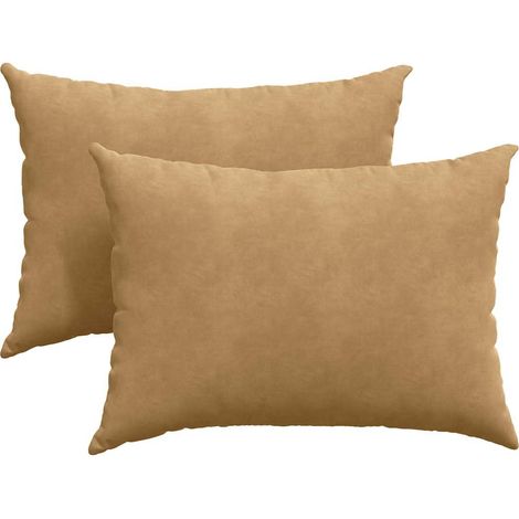 Maison Exclusive - Cuscini da Divano 2 pcs Marrone 70 x 50 cm Tessuto in Cords
