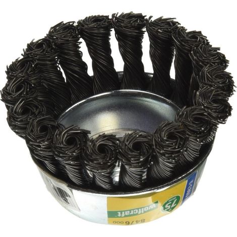 Wolfcraft Brosses métal soucoupe, diamètre : ø 75 mm (1/3)