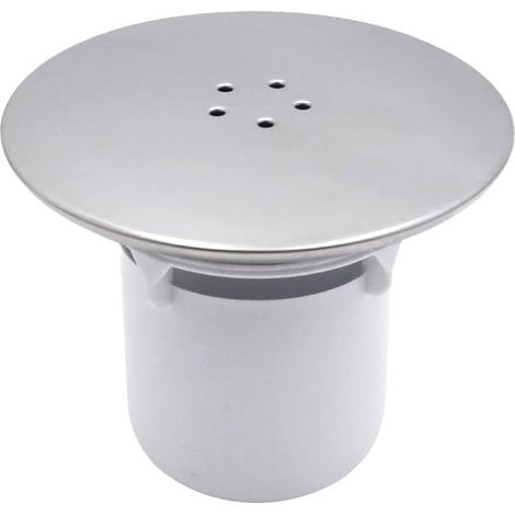 Couvercle de siphon de douche 115 mm – Couvercle chromé pour bonde de douche – Débit rapide jusqu'à 32L/min – Compatible avec receveurs 90 mm (1/5)