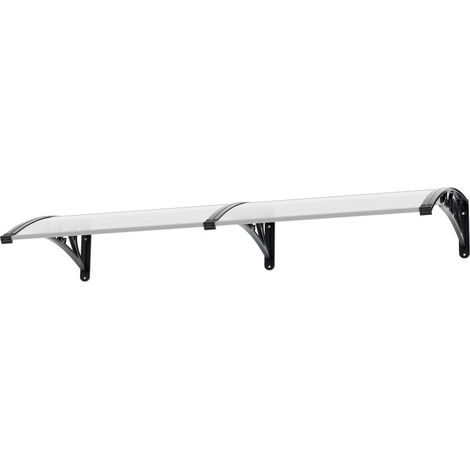 SWANEW 100 x 200 cm Tettoia per porta Tettoia per porta d'ingresso marquise per terrazza