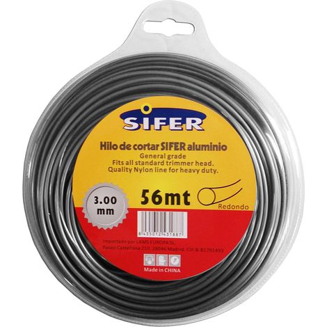 SIFER Aluminium-Freischneider RUNDGEWINDE 3,00 MM x 56 MT 48222040